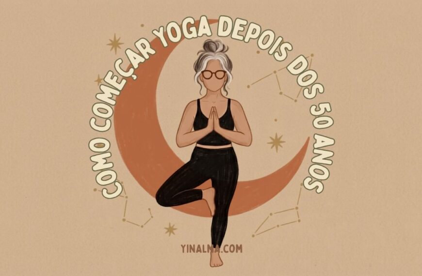 Ilustração de mulher em pose de yoga