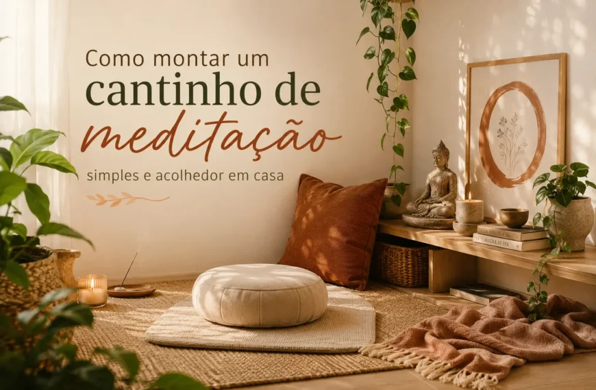 Como montar um cantinho de meditação simples&hellip;