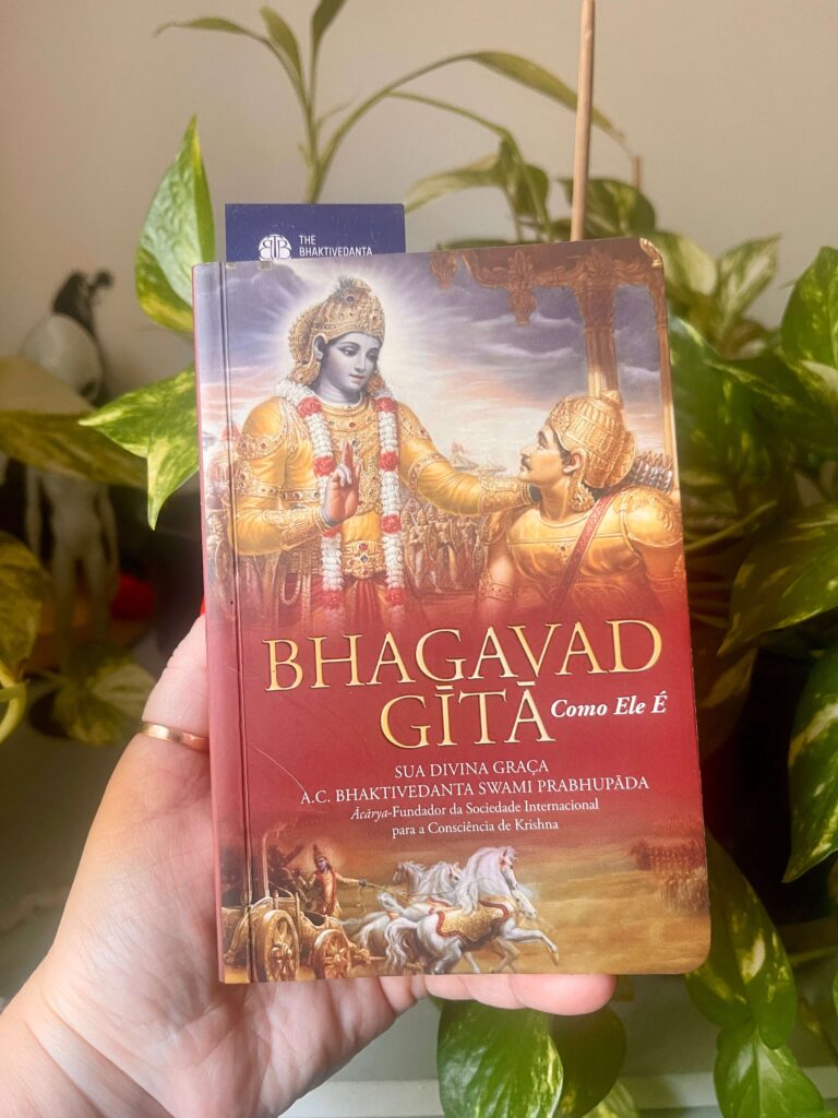 Imagem do livro do Bhagavad Gita